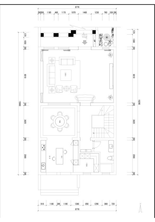 新湖·香格里拉别墅欧式古典户型图效果图