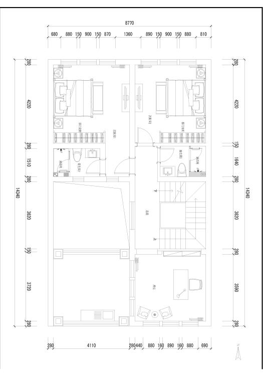 新湖·香格里拉别墅欧式古典户型图效果图