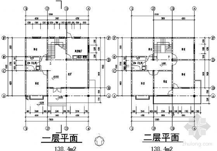 观澜天下别墅欧式古典户型图效果图