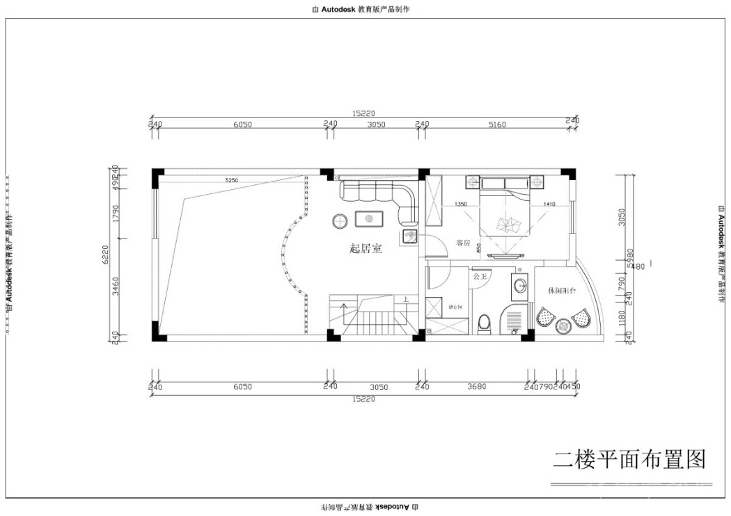 城市山美式户型图效果图