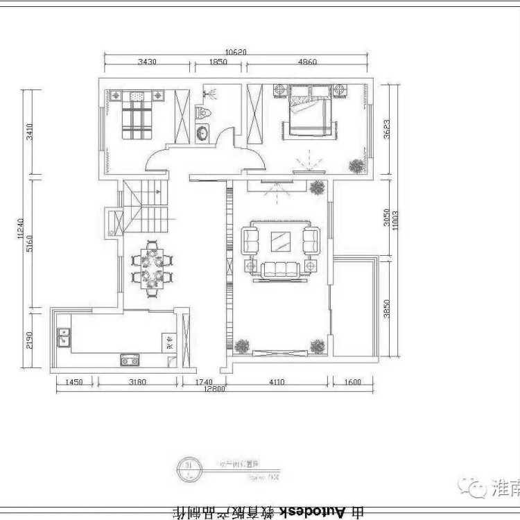 金地国际城现代简约户型图效果图