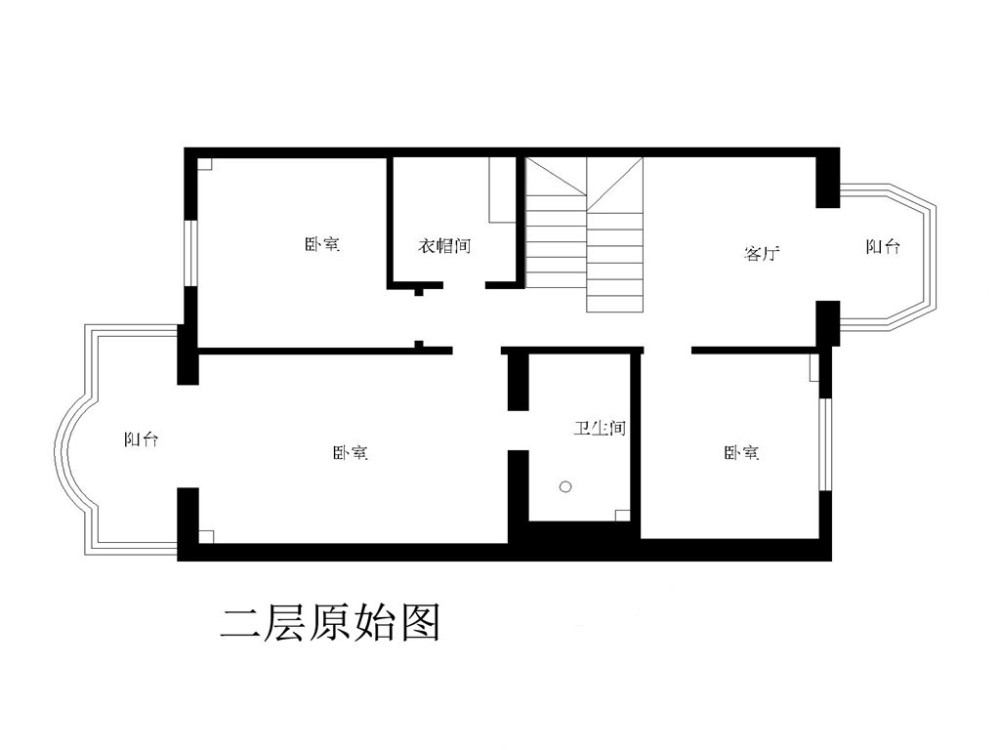 香河孔雀城美式户型图效果图