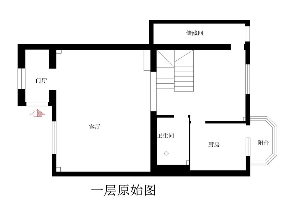 香河孔雀城美式户型图效果图