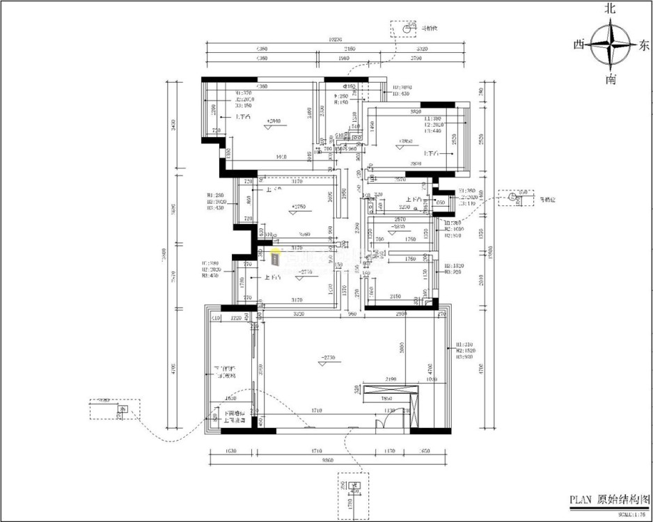 香榭名苑现代简约户型图效果图