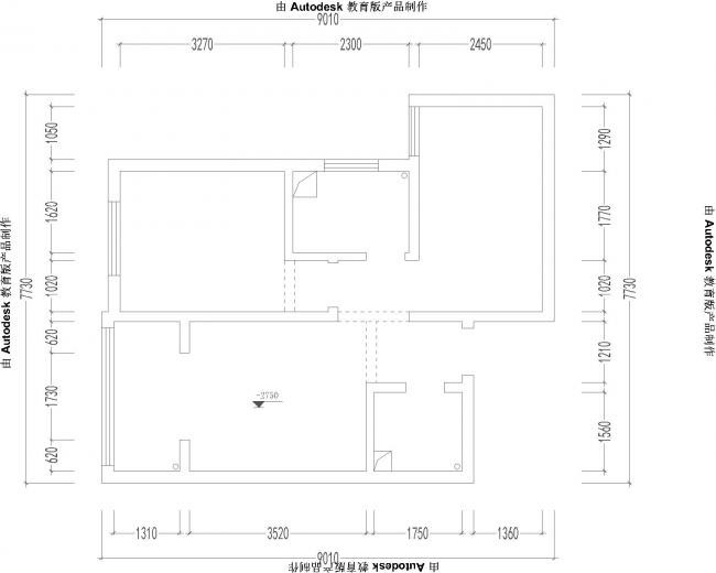 阳光台365现代简约户型图效果图