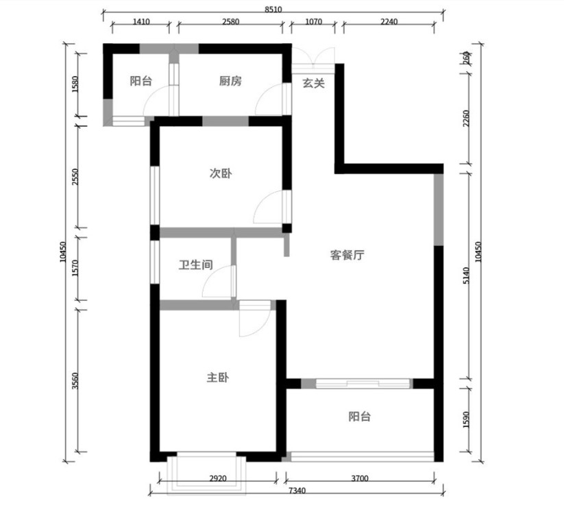 金融街壹号北欧户型图效果图