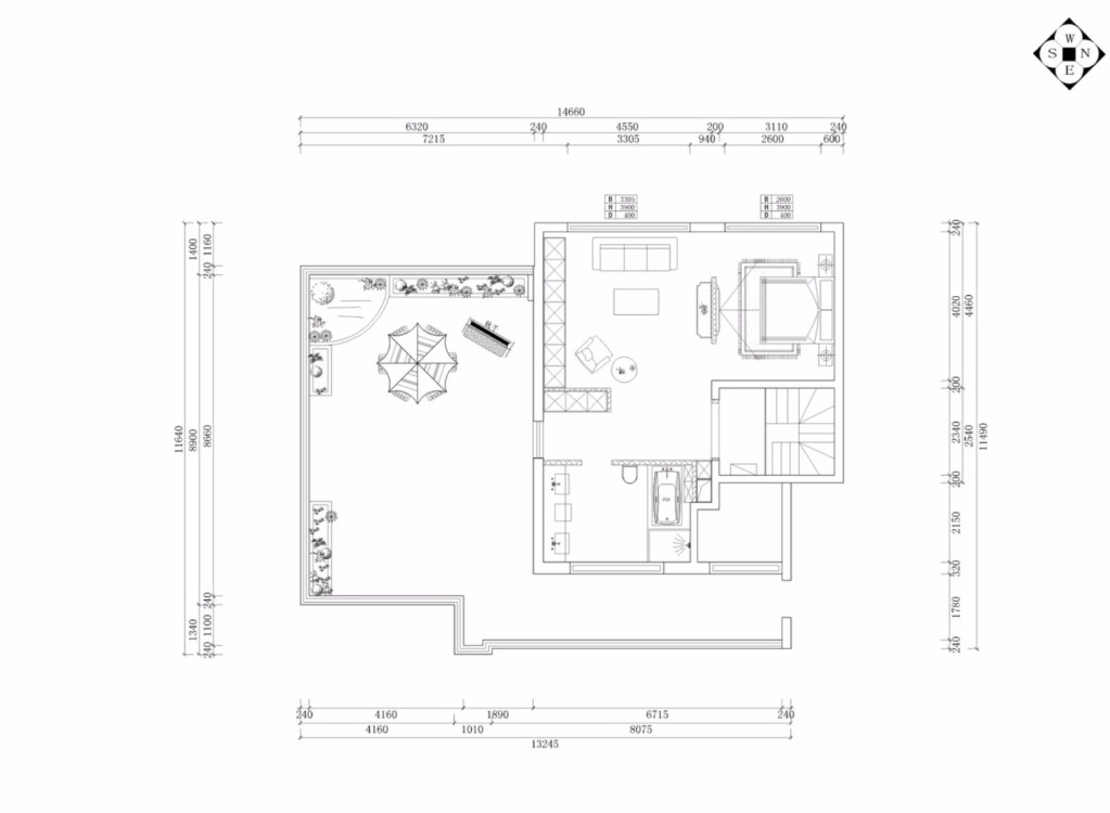 碧桂园凤凰城现代简约户型图效果图