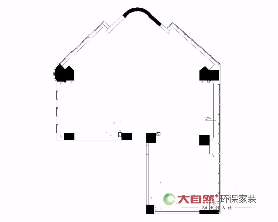 中山小区中式户型图效果图