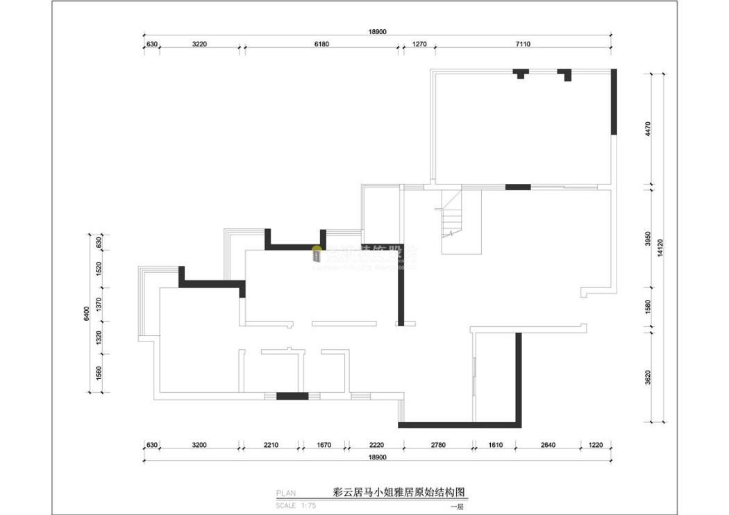 彩云居新中式户型图效果图