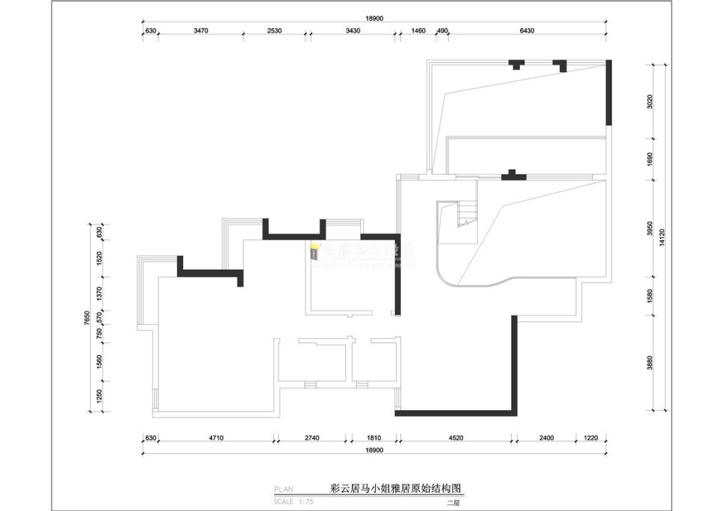 彩云居新中式户型图效果图