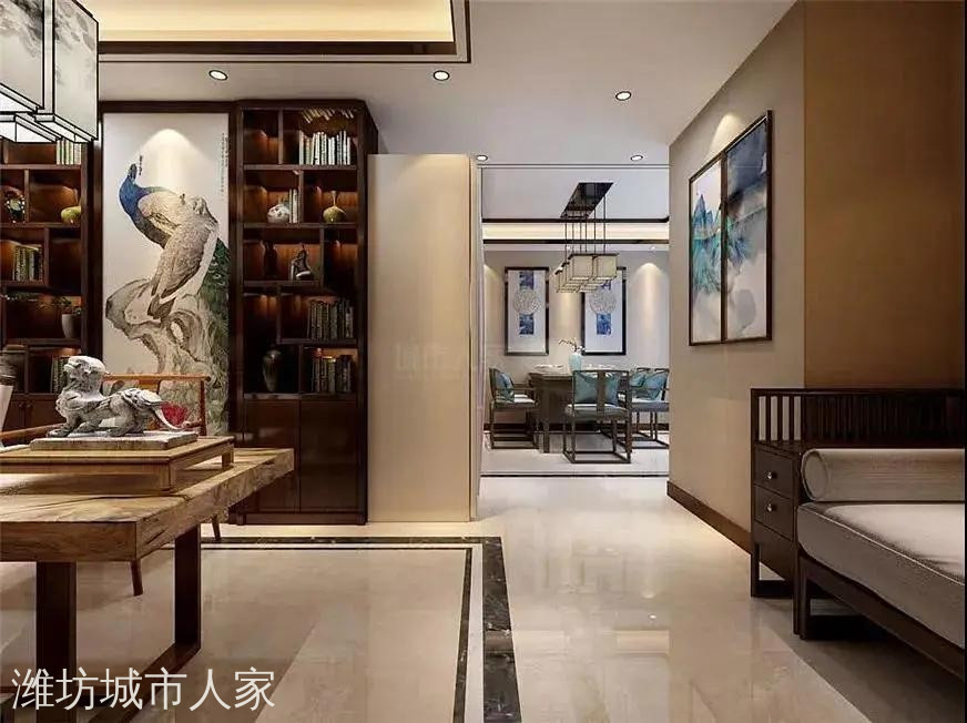 恒信·巴塞小镇新中式效果图