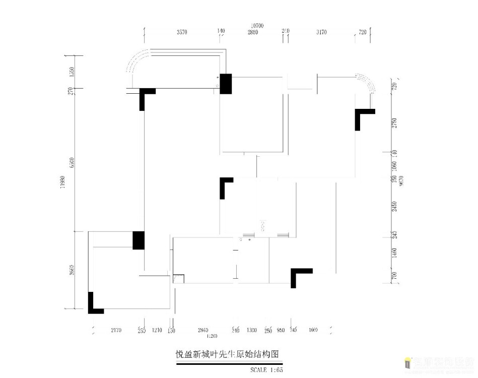 悦盈新城现代轻奢户型图效果图