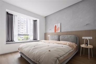 纽宾凯·麓院(建设中)现代简约卧室效果图