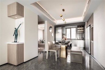 融侨·方圆(建设中)现代轻奢餐厅效果图