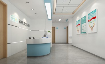 陕西省临潼疗养院现代简约效果图