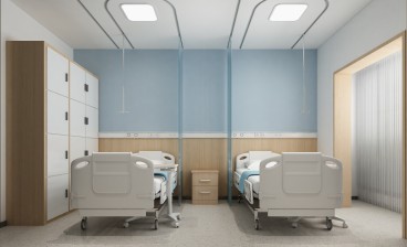 陕西省临潼疗养院现代简约效果图