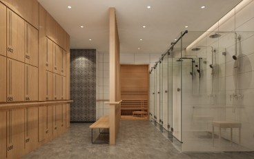 陕西省临潼疗养院现代简约效果图