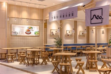 快餐(笕丁路店)现代简约效果图