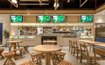 快餐(笕丁路店)现代简约效果图
