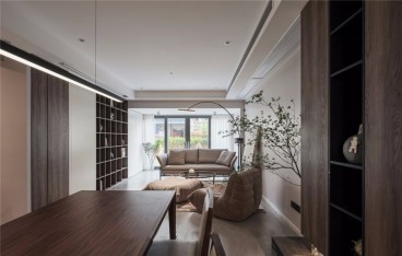 联投·花山郡(建设中)现代简约客厅效果图