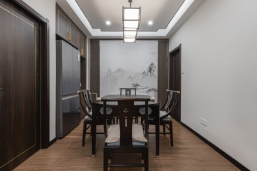 北环路社区新中式餐厅实景
