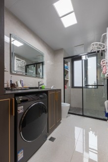 北环路社区新中式卫生间实景