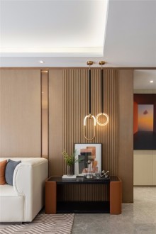 中建壹品澜庭(建设中)现代轻奢客厅效果图