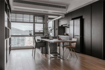 海伦小镇工业风餐厅效果图