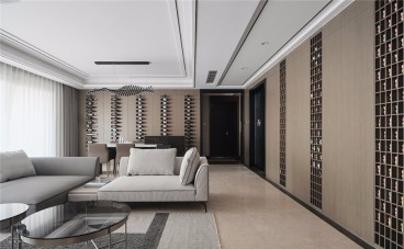 中国中铁·金桥璟园现代简约客厅效果图