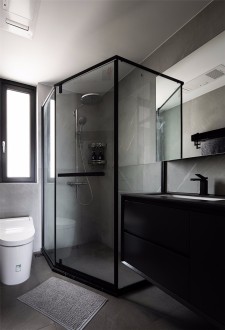 美联城观(建设中)现代简约卫生间效果图