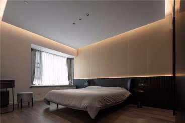 纽宾凯·麓院(建设中)现代简约卧室效果图