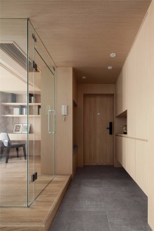 纽宾凯·麓院(建设中)现代简约玄关效果图