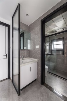 城投·四新之光(建设中)现代简约卫生间效果图