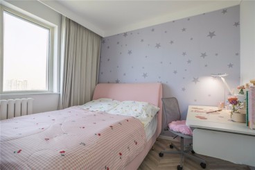 海格公馆(建设中)现代简约卧室效果图