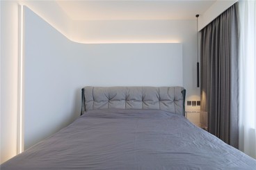 海格公馆(建设中)现代简约卧室效果图