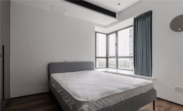 中建大公馆现代简约卧室效果图