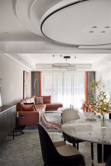 中建壹品澜郡(建设中)现代简约客厅效果图