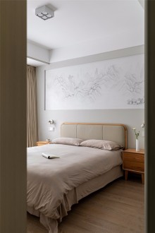航城丽都(建设中)现代简约卧室效果图