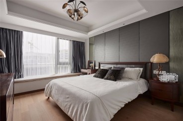 武地华发·时光(建设中)时尚混搭卧室效果图