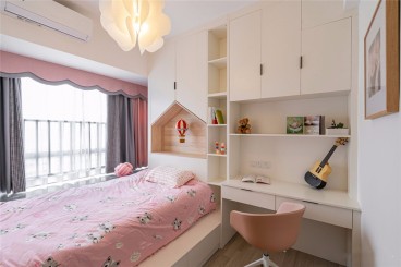 纽宾凯·麓院(建设中)北欧卧室效果图