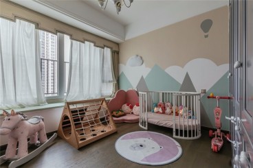 清能清江锦城美式卧室效果图