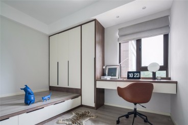南益·名悦华府售楼处北欧卧室效果图