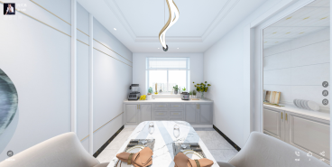 将山佳苑北欧餐厅效果图