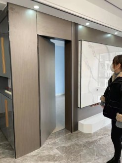 三巽公园墅现代轻奢客厅效果图