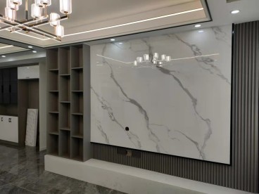 明中·状元府(建设中)现代轻奢客厅效果图