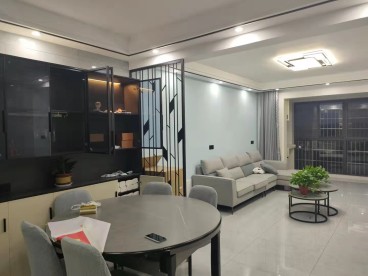 鸿联·玫瑰园现代简约餐厅效果图