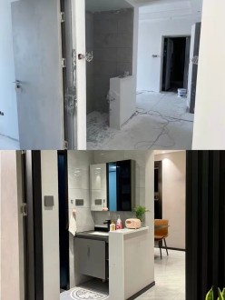 枫韵蓝湾现代简约卫生间效果图