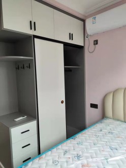 湾流汇现代简约卧室效果图