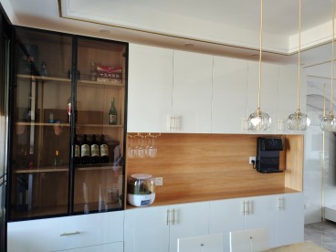 锦绣园B区现代简约餐厅效果图