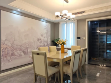 现代简约餐厅效果图